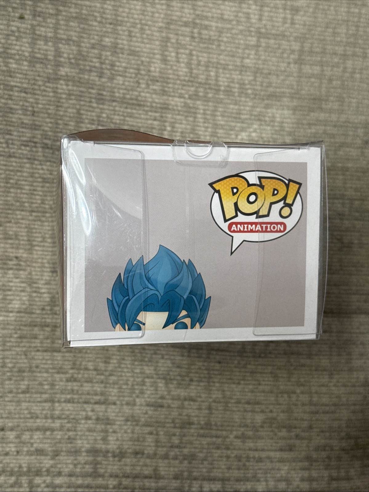 Funko Pop! Dragon Ball Z Super Saiyan God Super Saiyan Goku Blue #121 With Case