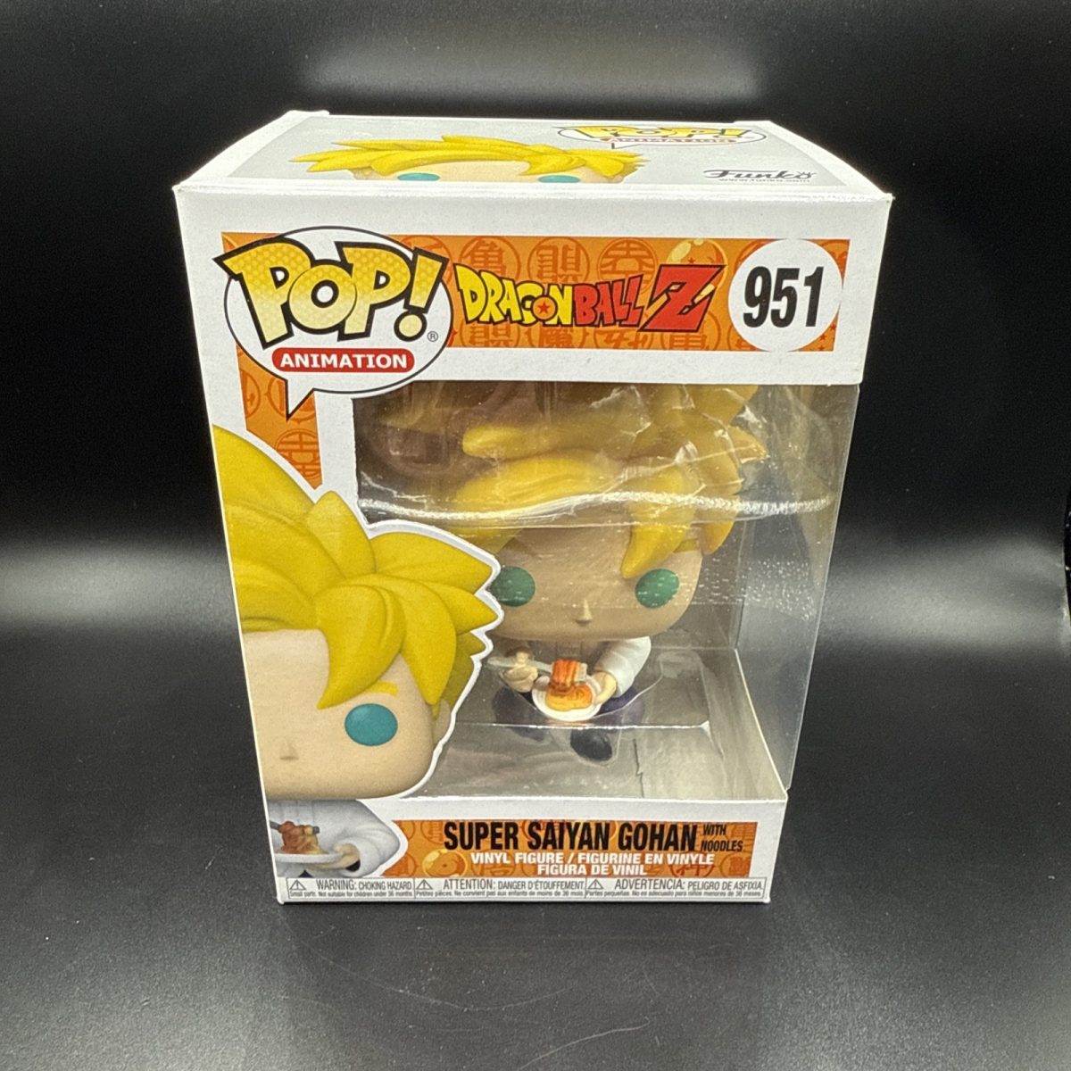 Funko Pop Dragon Ball Z Super Saiyan Gohan With Noodles #591
