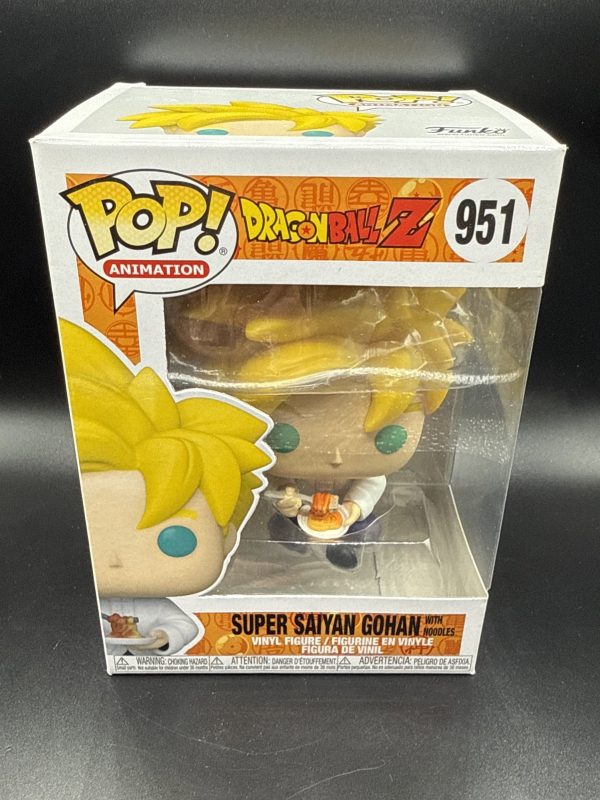 Funko Pop Dragon Ball Z Super Saiyan Gohan With Noodles #591