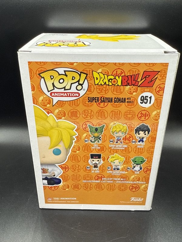 Funko Pop Dragon Ball Z Super Saiyan Gohan With Noodles #591