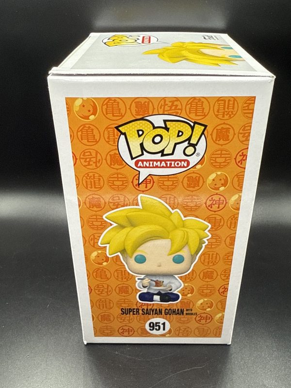 Funko Pop Dragon Ball Z Super Saiyan Gohan With Noodles #591