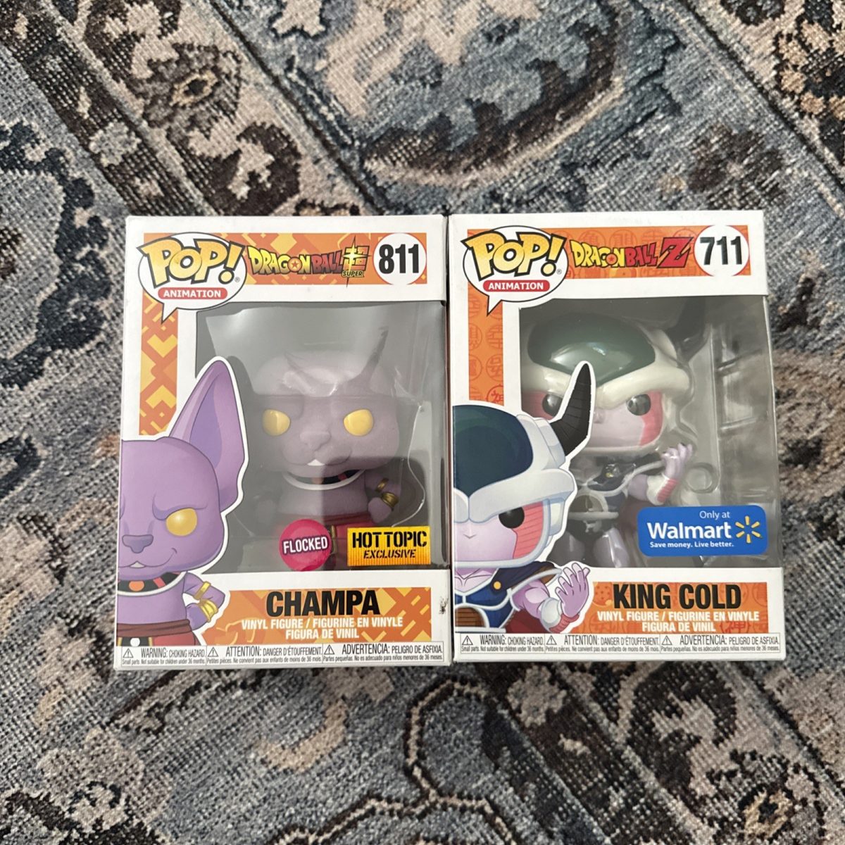 King Cold #711 And Champa #811 Funko Pop Set Dragonball Z