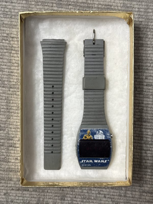 VTG 1977 Star Wars Texas Instruments Watch R2D2 C3PO FOR PARTS/REPAIR Untested