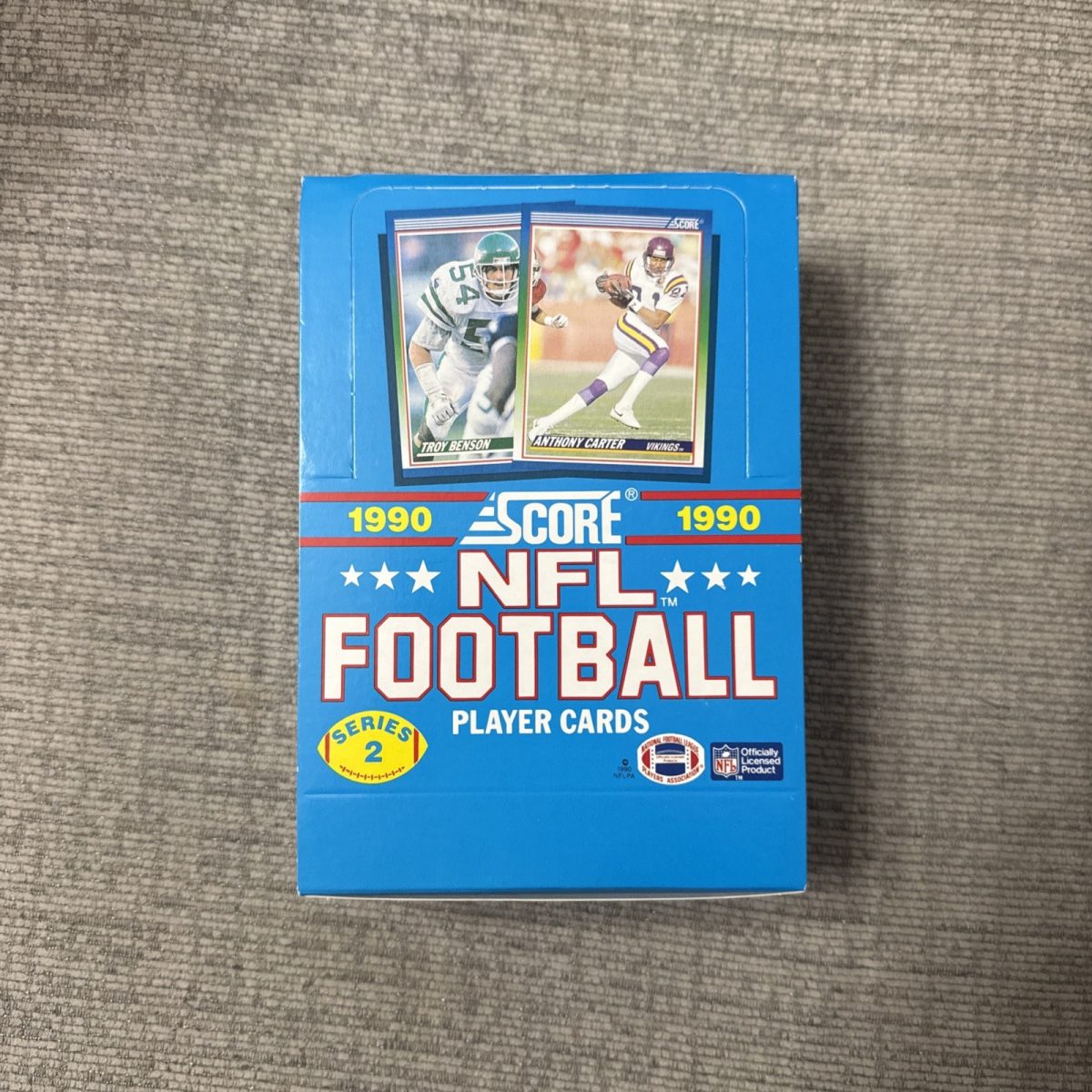1990 Score NFL Series 2 Football Box of Cards, 36 Sealed Packs NEW MINT