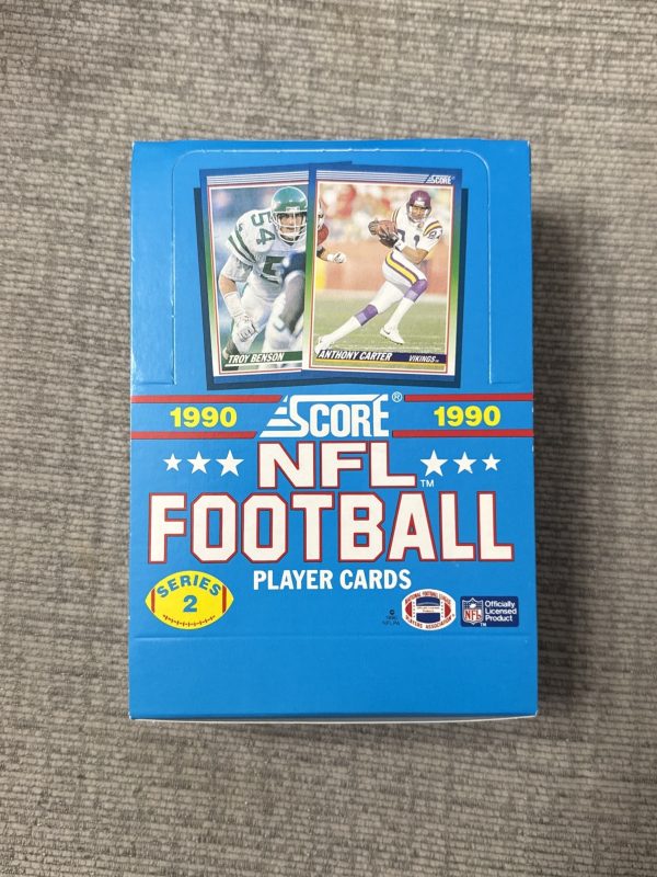 1990 Score NFL Series 2 Football Box of Cards, 36 Sealed Packs NEW MINT