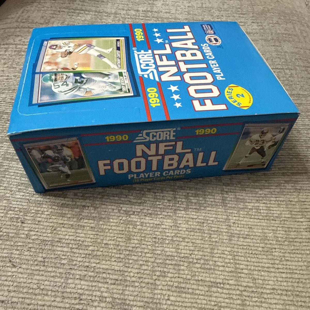 1990 Score NFL Series 2 Football Box of Cards, 36 Sealed Packs NEW MINT