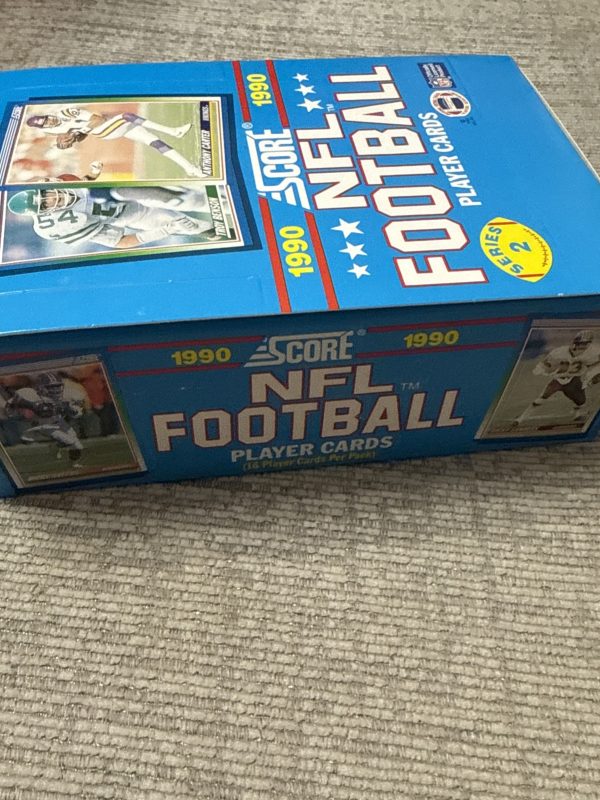 1990 Score NFL Series 2 Football Box of Cards, 36 Sealed Packs NEW MINT