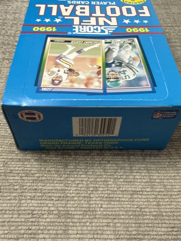 1990 Score NFL Series 2 Football Box of Cards, 36 Sealed Packs NEW MINT