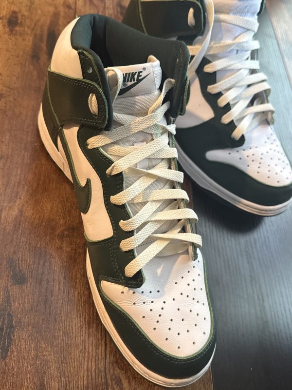 Size 12 - Nike Dunk SP High Spartan Green White Leather (CZ8149-100)