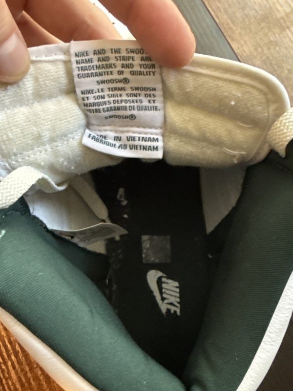 Size 12 - Nike Dunk SP High Spartan Green White Leather (CZ8149-100)