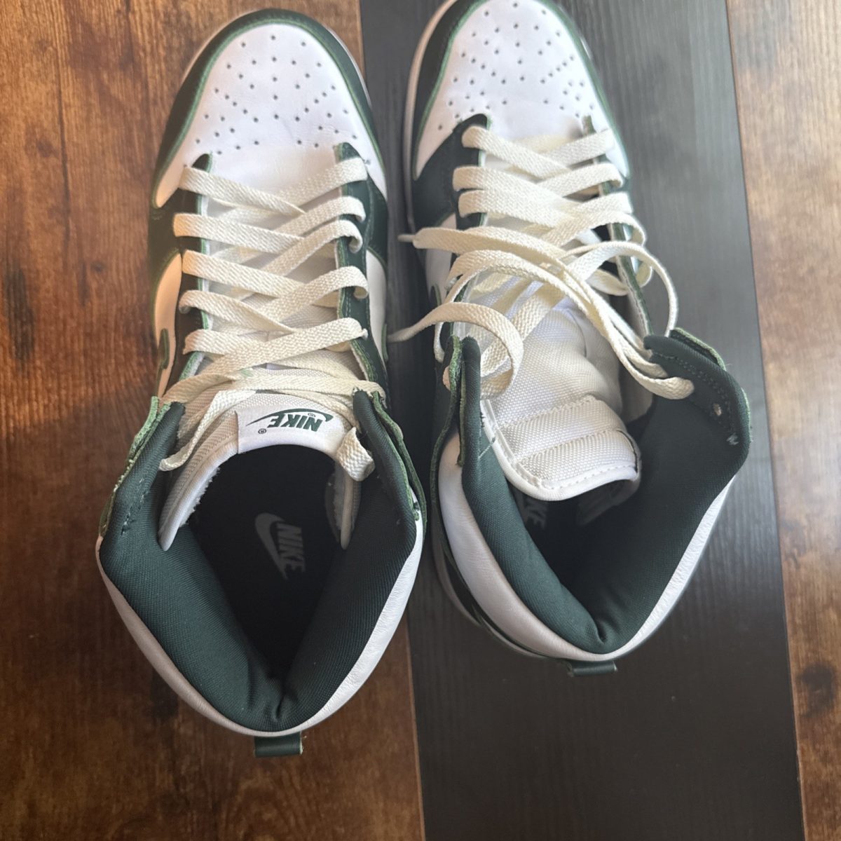 Size 12 - Nike Dunk SP High Spartan Green White Leather (CZ8149-100)