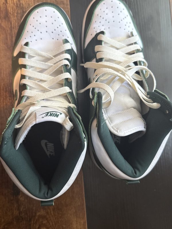 Size 12 - Nike Dunk SP High Spartan Green White Leather (CZ8149-100)