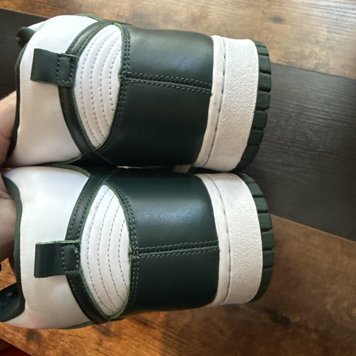 Size 12 - Nike Dunk SP High Spartan Green White Leather (CZ8149-100)