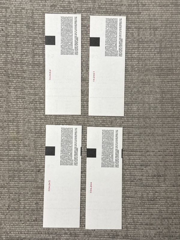 1994 Jan 15 Cleveland Browns Stadium AFC Championship Phantom Football Tickets