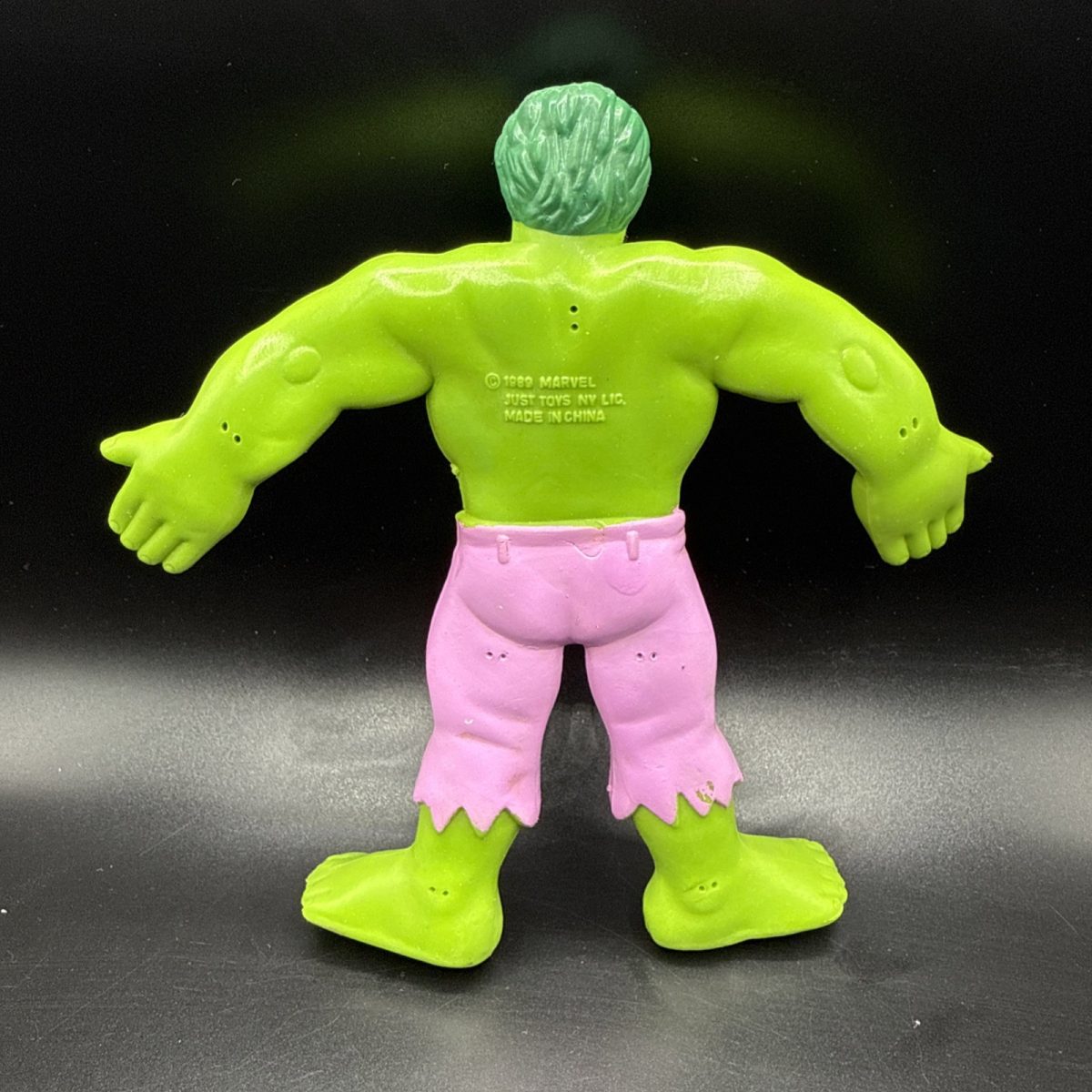 1989 Just Toys The Incredible Hulk Bendable Vintage Marvel Action Figure Mint