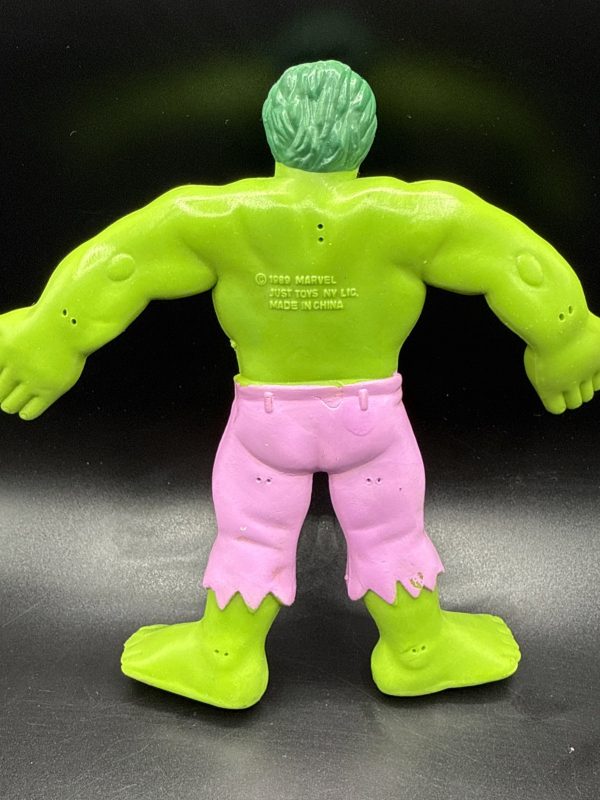 1989 Just Toys The Incredible Hulk Bendable Vintage Marvel Action Figure Mint