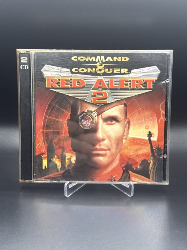 Command & Conquer: Red Alert 2 (PC, 2000) 2 Discs, in Original Case FREE US SHIP