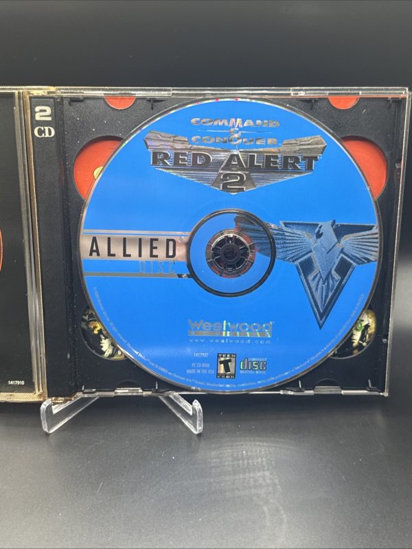 Command & Conquer: Red Alert 2 (PC, 2000) 2 Discs, in Original Case FREE US SHIP