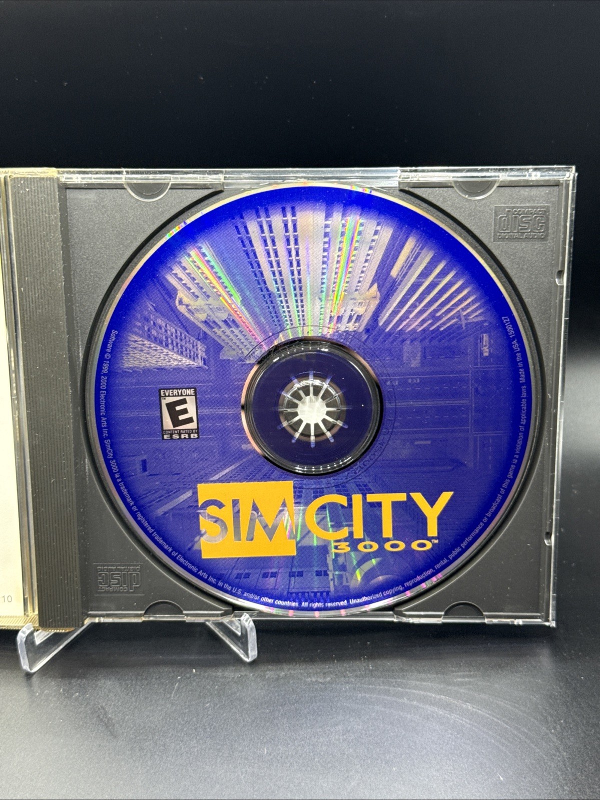 SimCity 3000 PC CD Rom - 1998 Vintage Computer Sim City Building Game CIB