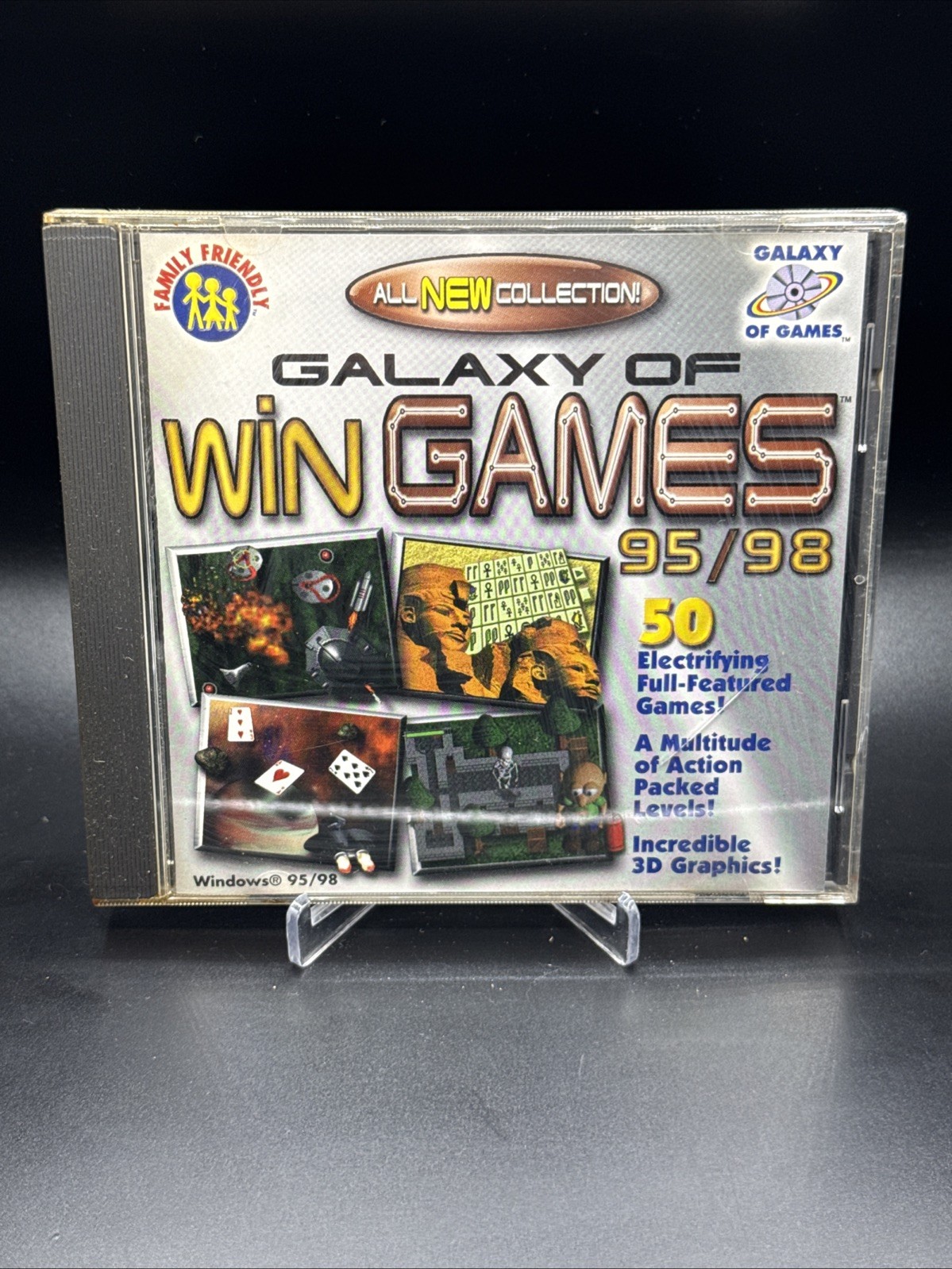New Galaxy of Win Games 95/98 EGames (PC, 1998)