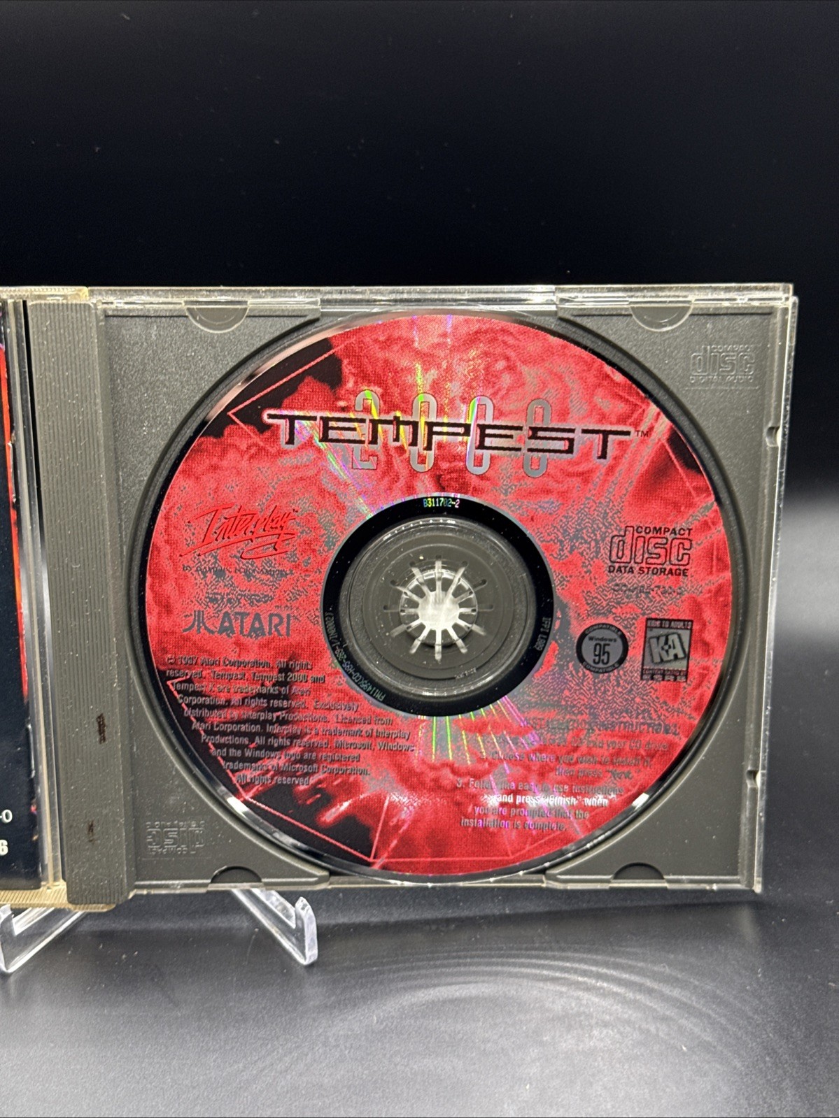 VINTAGE 1997 PC TEMPEST 2000 VIDEO GAME WINDOWS 95