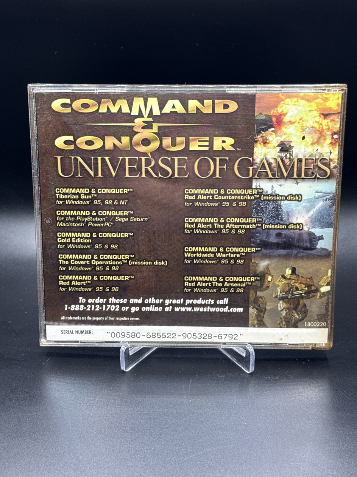 Command & Conquer Tiberian Sun PC Game CIB Complete w/ Serial Key Vintage RETRO