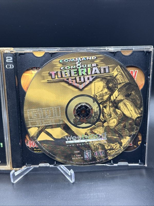 Command & Conquer Tiberian Sun PC Game CIB Complete w/ Serial Key Vintage RETRO