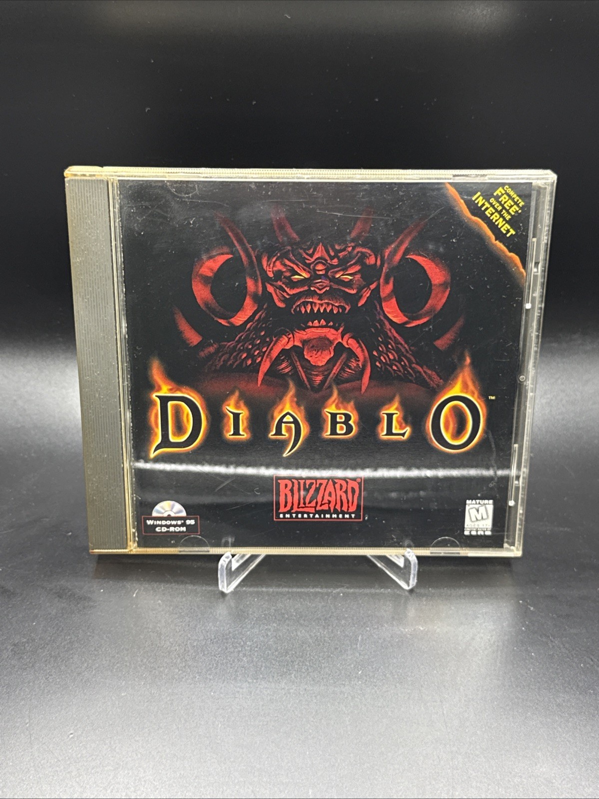 Vintage 1998 Diablo I (OG Original) PC/Mac Game CD-ROM Computer Blizzard Ent