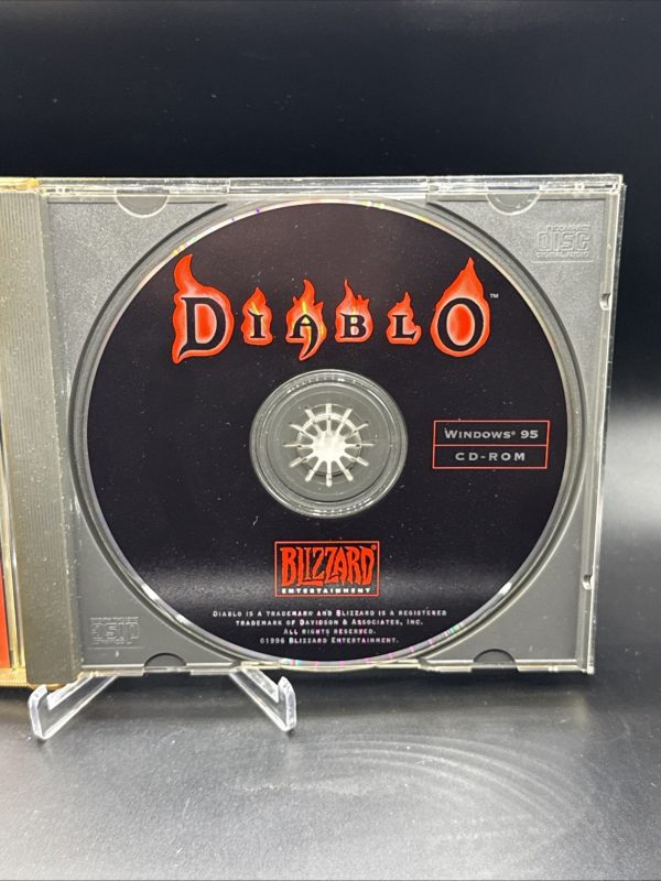 Vintage 1998 Diablo I (OG Original) PC/Mac Game CD-ROM Computer Blizzard Ent