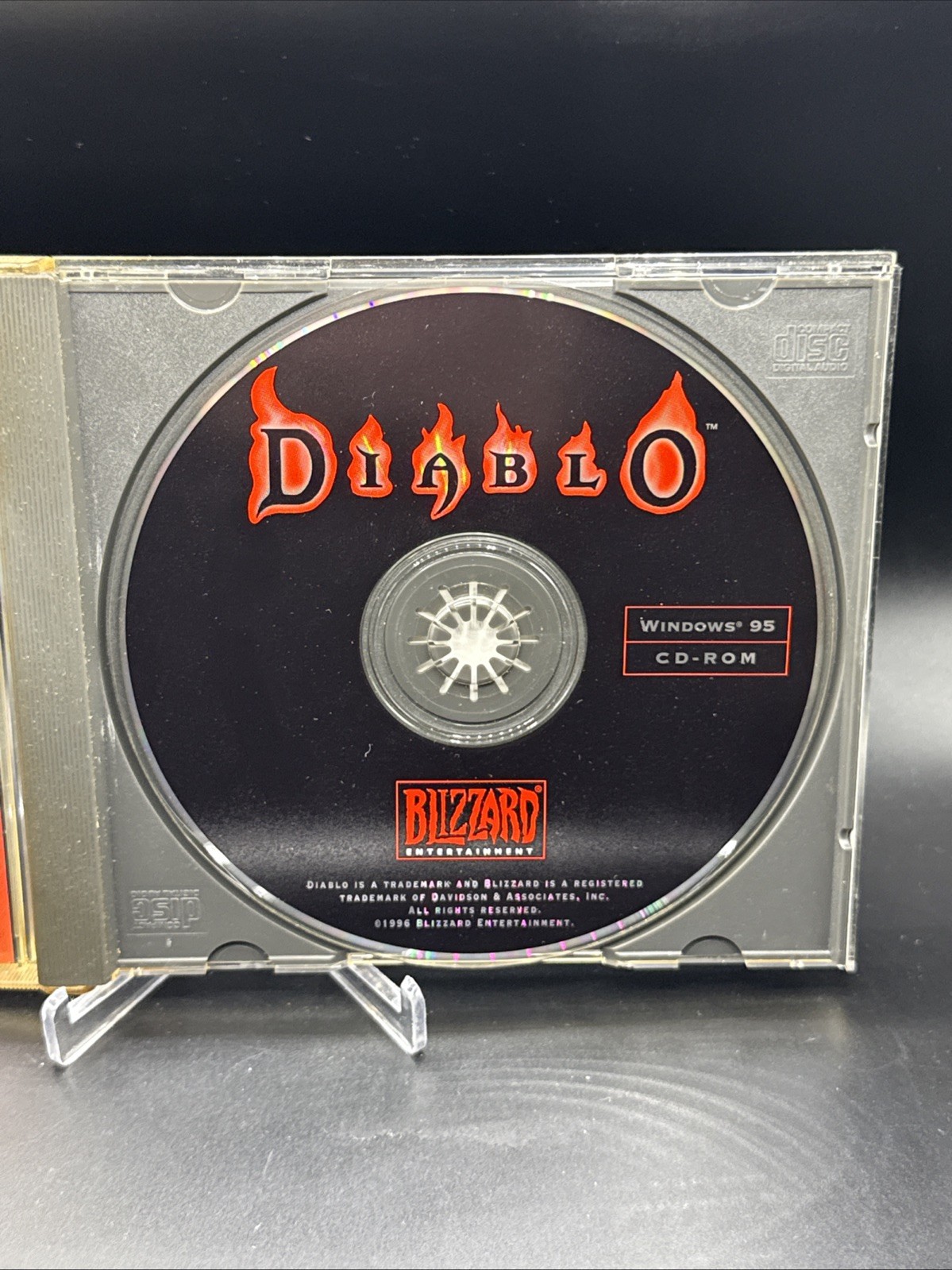 Vintage 1998 Diablo I (OG Original) PC/Mac Game CD-ROM Computer Blizzard Ent