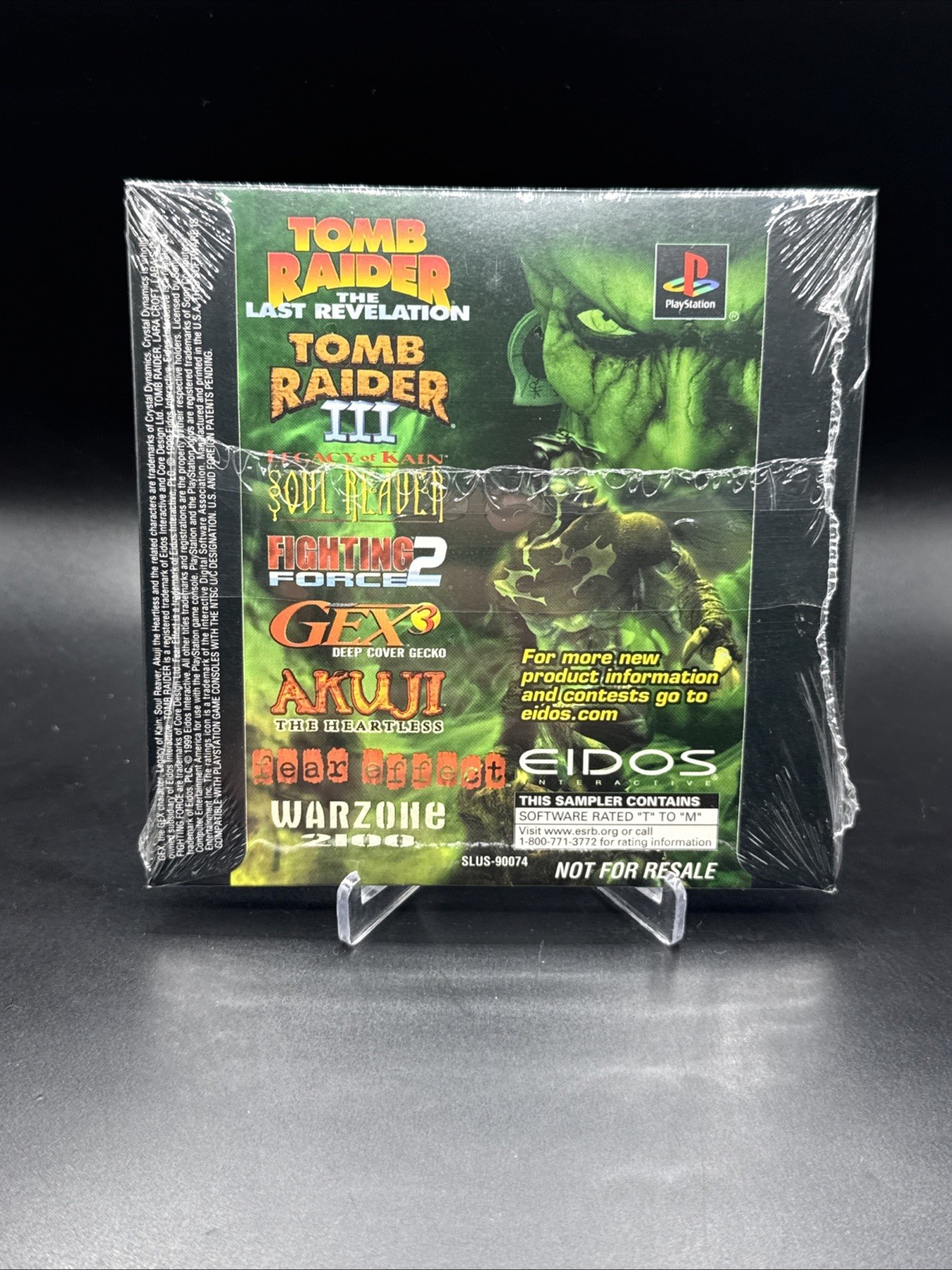 Tomb Raider: The Last Revelation Eidos Demo Disc Vol. 6 New Sealed Not 4 Resale