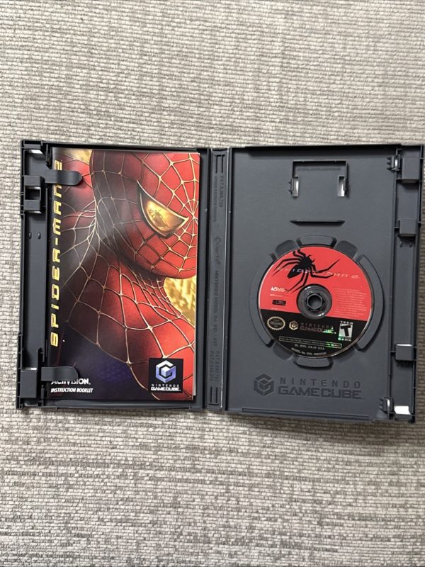 Spider-Man 2 (Nintendo GameCube, 2004) Tested CIB With Official Strategy Guide