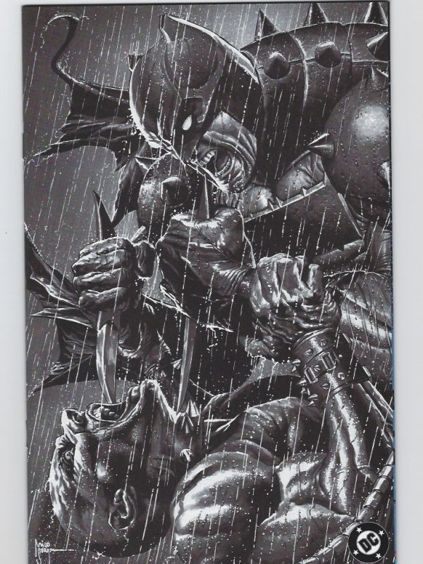 ABSOLUTE BATMAN 7 MICO SUAYAN B&W VIRGIN SECRET DROP C2E2 VARIANT NM 2025 #/500