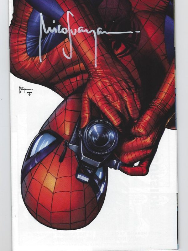 AMAZING SPIDER-MAN #1 SIGNED BY MICO SUAYAN C2E2 VIRGIN SECRET DROP LTD 500