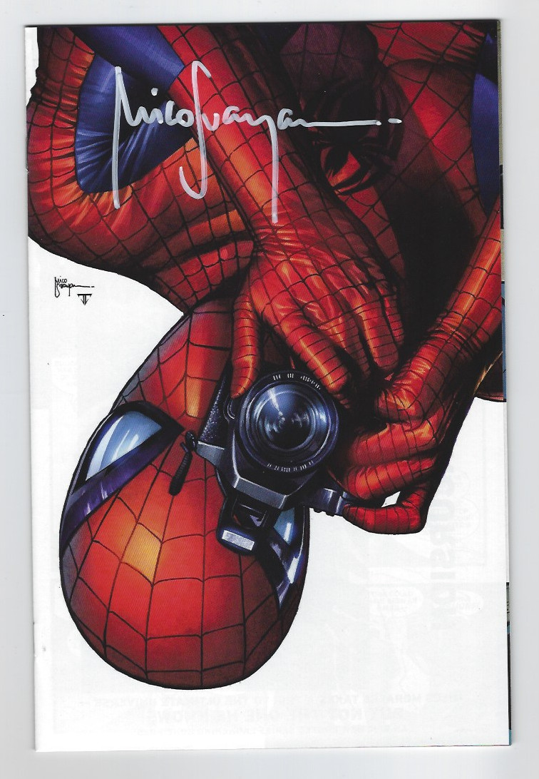 AMAZING SPIDER-MAN #1 SIGNED BY MICO SUAYAN C2E2 VIRGIN SECRET DROP LTD 500