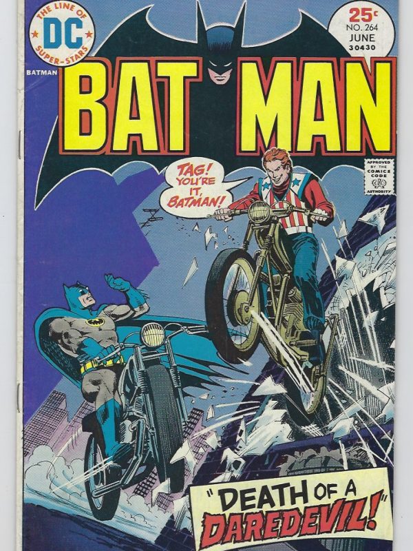 Batman #264 Cover Art by Dick Giordano! Swan/Colletta Art! DC Comics 1975 VF