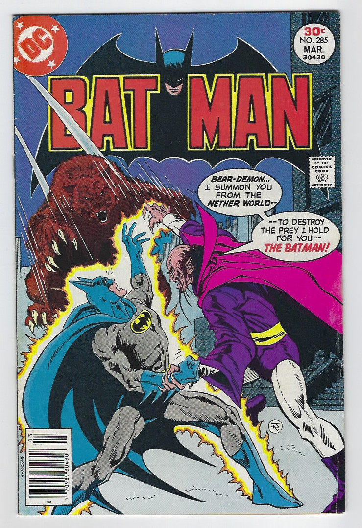 BATMAN #285 (3/77 ) VF ALFRED! COMMISSIONER GORDON! DR. TZIN-TZIN