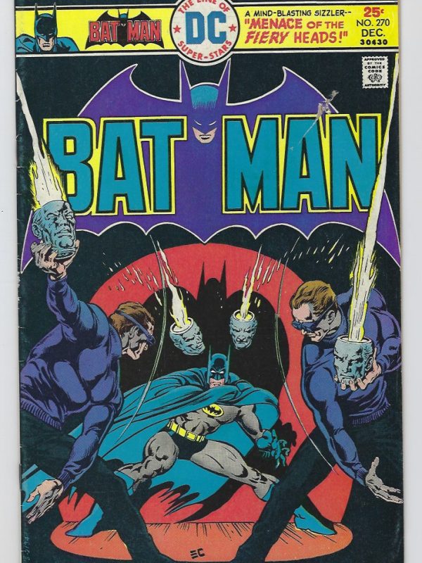 Batman #270 (DC Comics December 1975) VG+ Low Grade Mark Jeweler