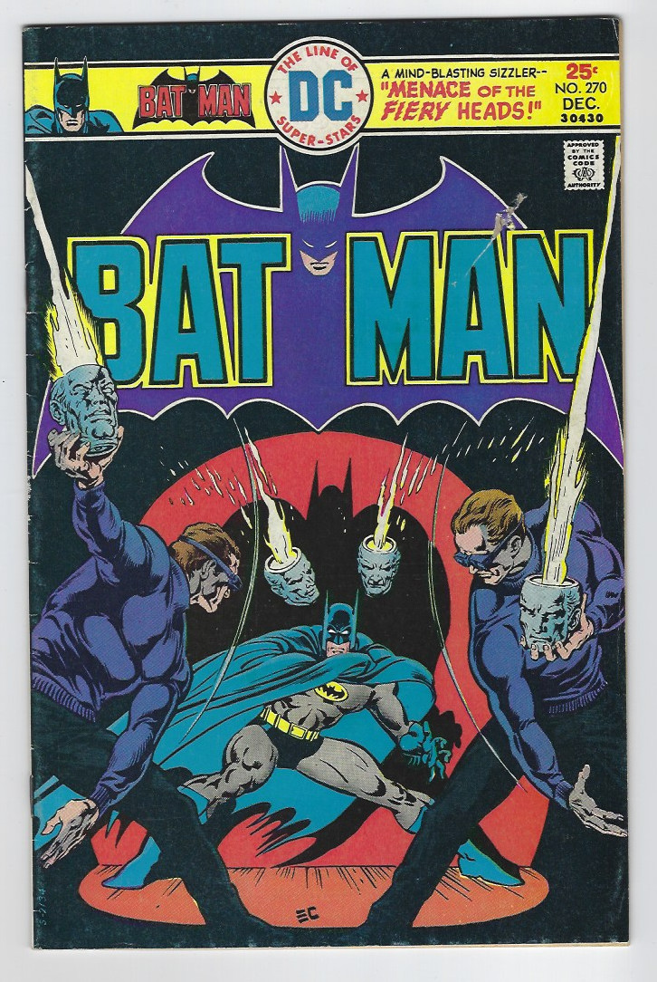 Batman #270 (DC Comics December 1975) VG+ Low Grade Mark Jeweler
