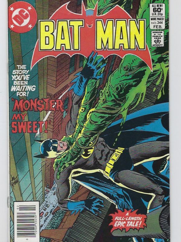 Batman # 344 VF 8.0 DC Comics 1982