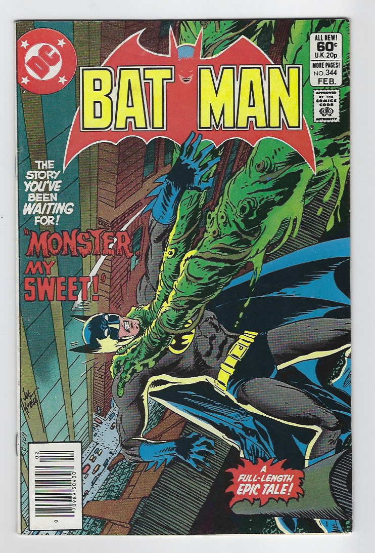 Batman # 344 VF 8.0 DC Comics 1982