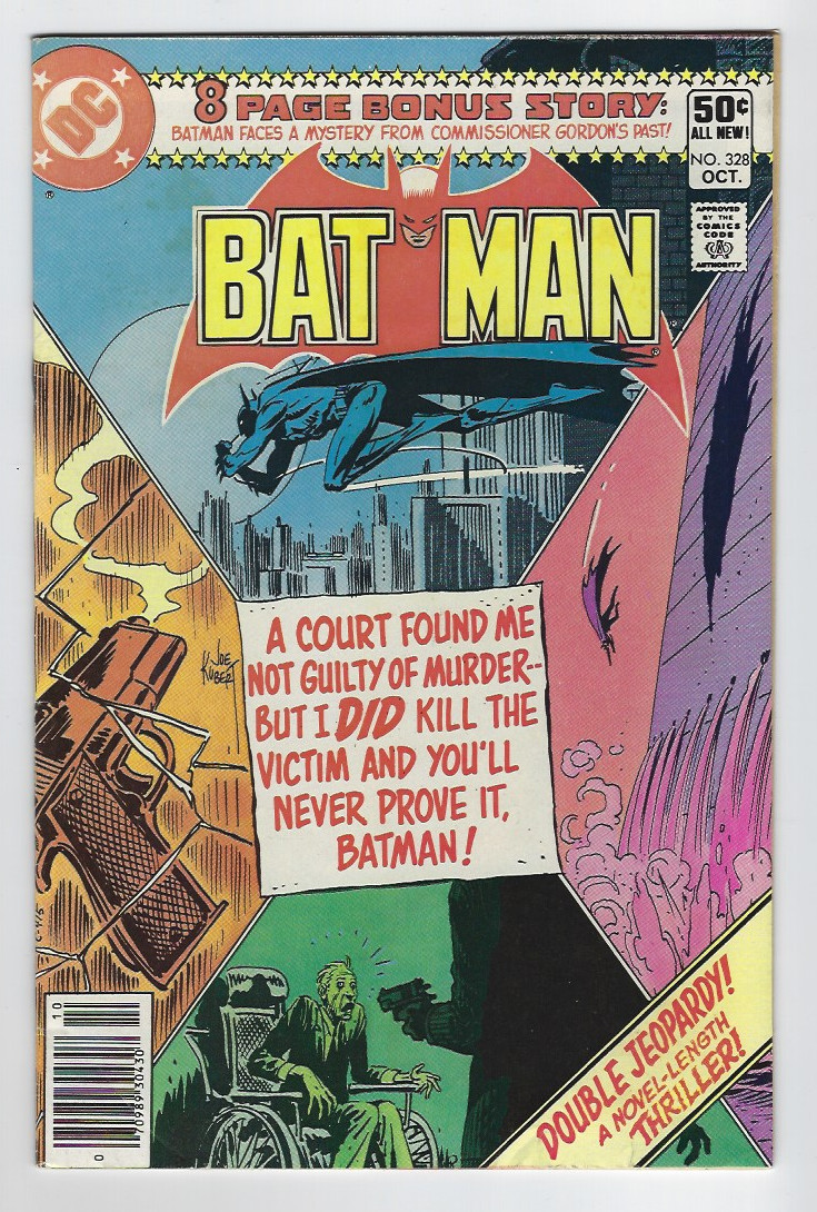 Batman 328 (VF/NM) Kubert cover Novick art murder revenge detectives 1980 DC