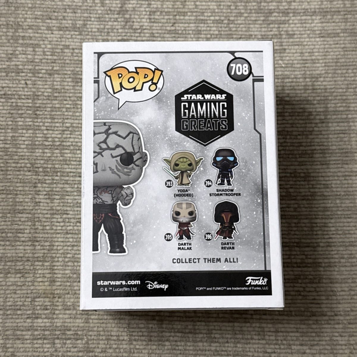Funko Pop! Darth Sion #708 - Star Wars Gaming Greats - GameStop Exclusive - NIB