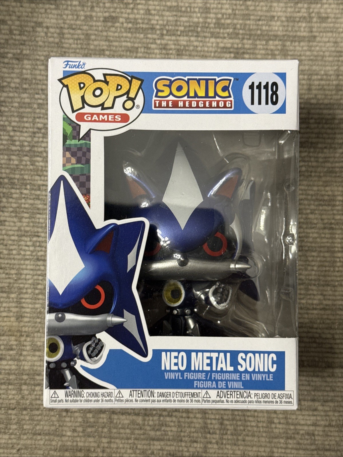 Funko Pop! Games Sonic The Hedgehog Neo Metal Sonic Collectable Vinyl Figure