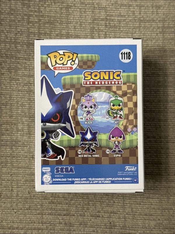 Funko Pop! Games Sonic The Hedgehog Neo Metal Sonic Collectable Vinyl Figure