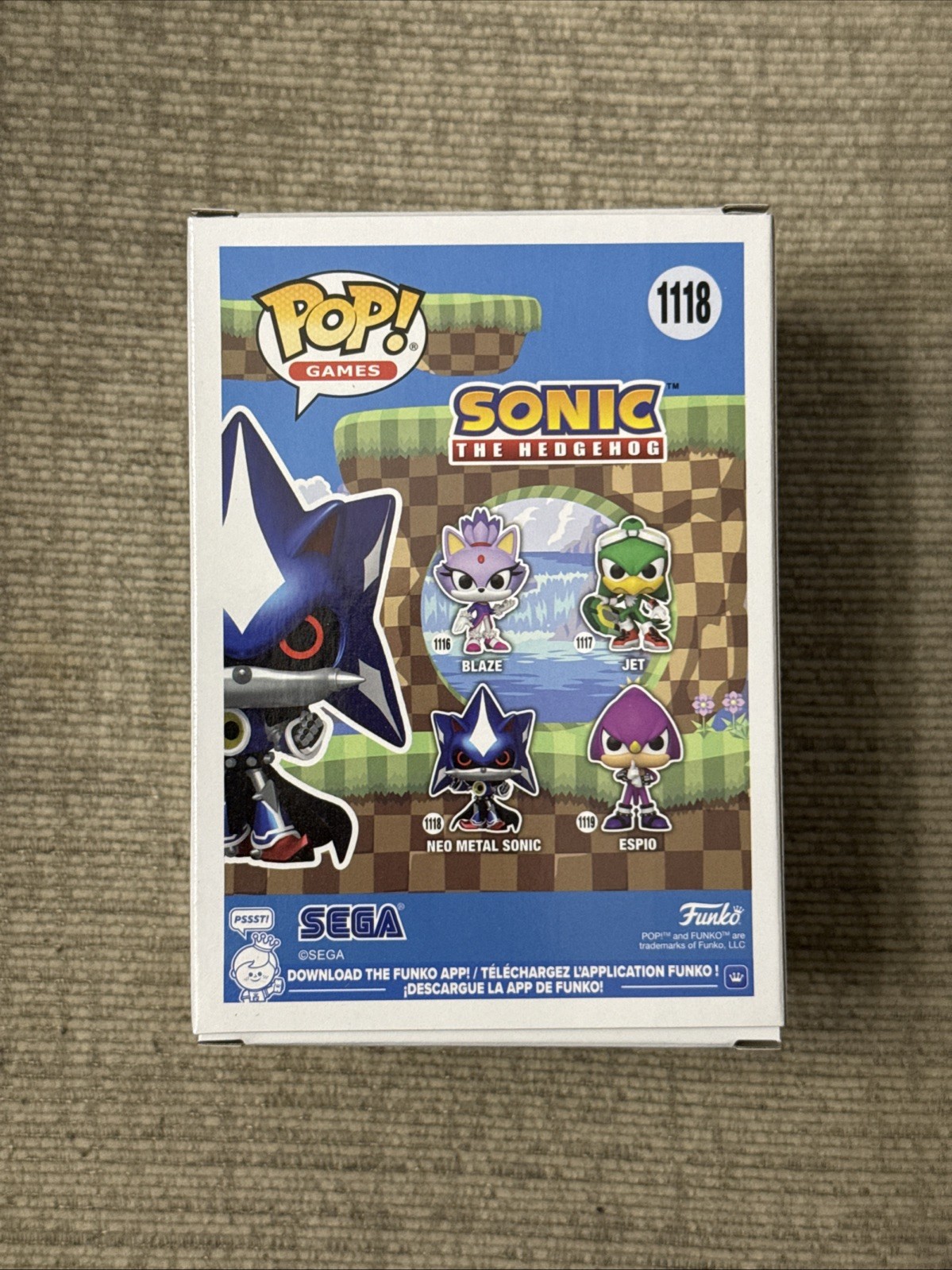 Funko Pop! Games Sonic The Hedgehog Neo Metal Sonic Collectable Vinyl Figure