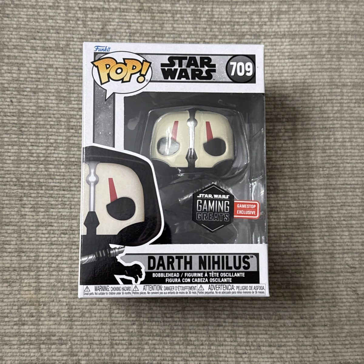 Funko Pop! DARTH NIHILUS (Legends) #709 Star Wars GameStop Exclusive