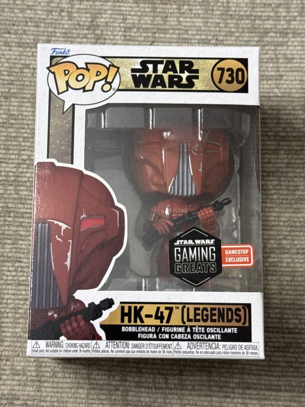 HK-47 Funko Pop! #730 Star Wars Legends Game Stop Exclusive Figure