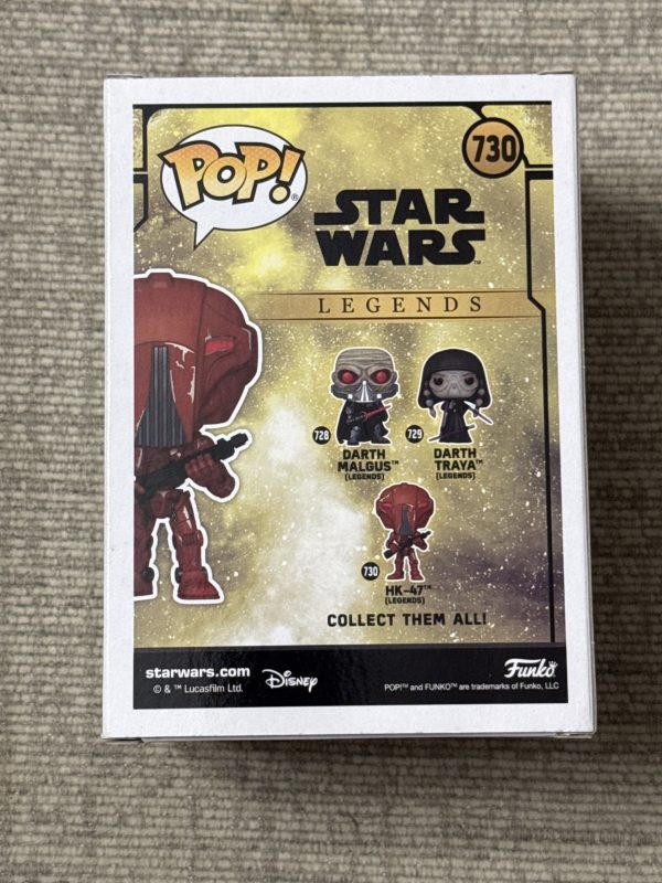 HK-47 Funko Pop! #730 Star Wars Legends Game Stop Exclusive Figure