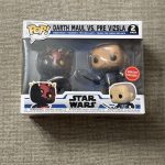 Funko Pop! Vinyl: Darth Maul vs. Pre Vizsla - Star Wars - 2 Pack - New